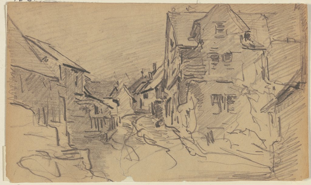 Street in Falkenstein, Anton Burger