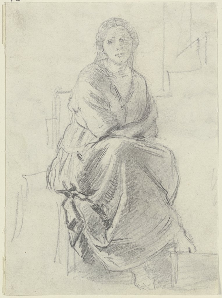 Sitting woman, Anton Burger