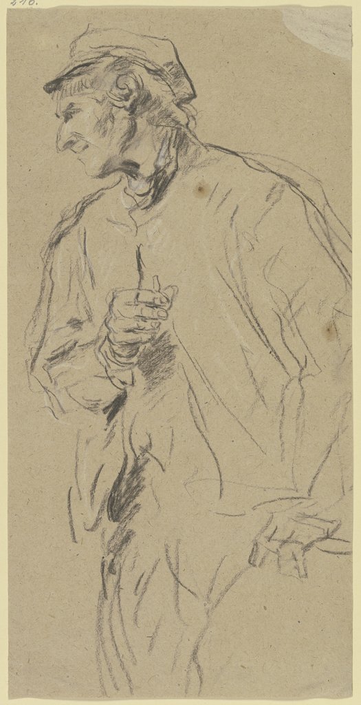 Study of a farmer, Anton Burger