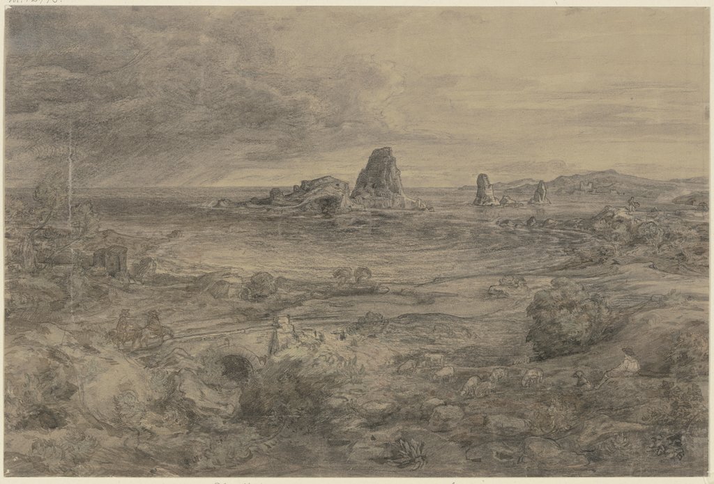 Die Zyklopenfelsen bei Sciacca, Ludwig Metz