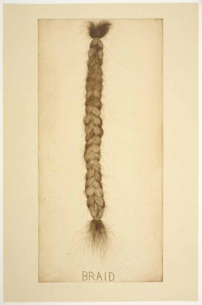 Braid (second state), Jim Dine