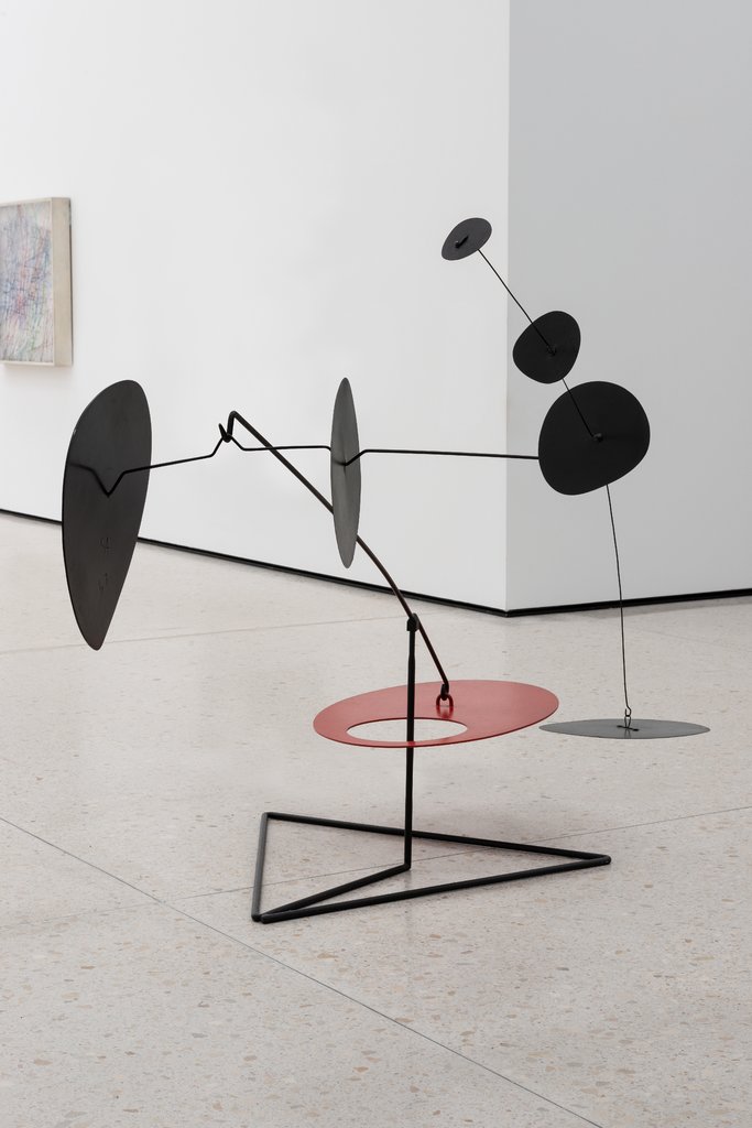 Squelette avec disque rouge, Alexander Calder