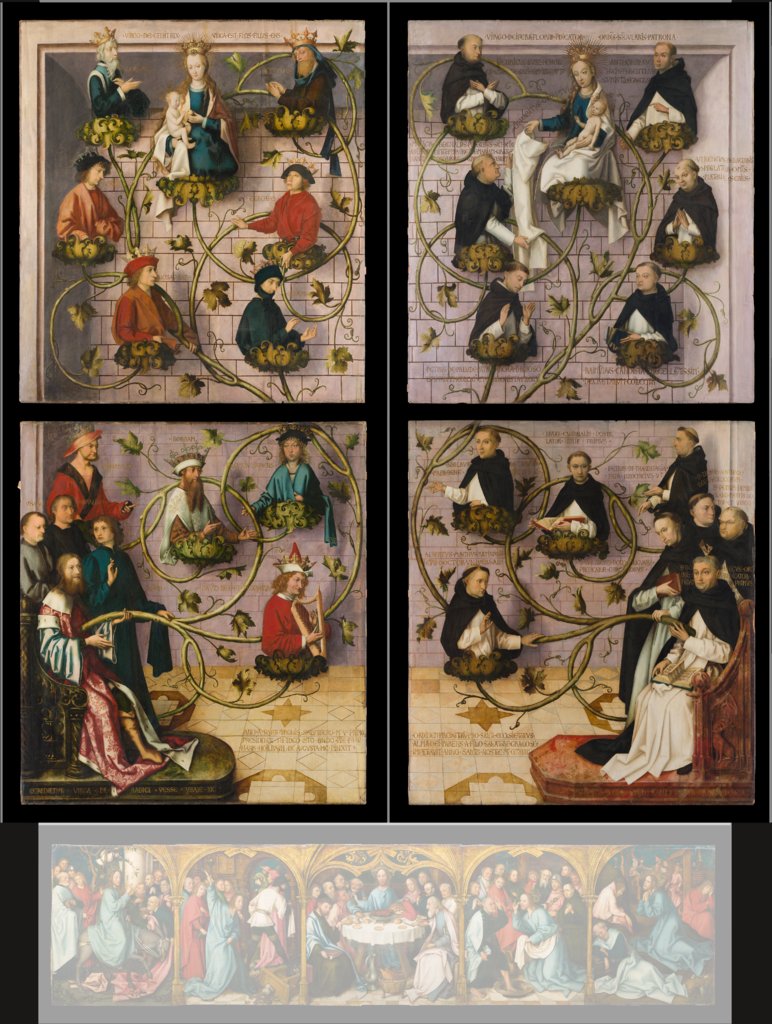 Werktagsseite des Frankfurter Dominikaneraltars, Hans Holbein d. Ä.