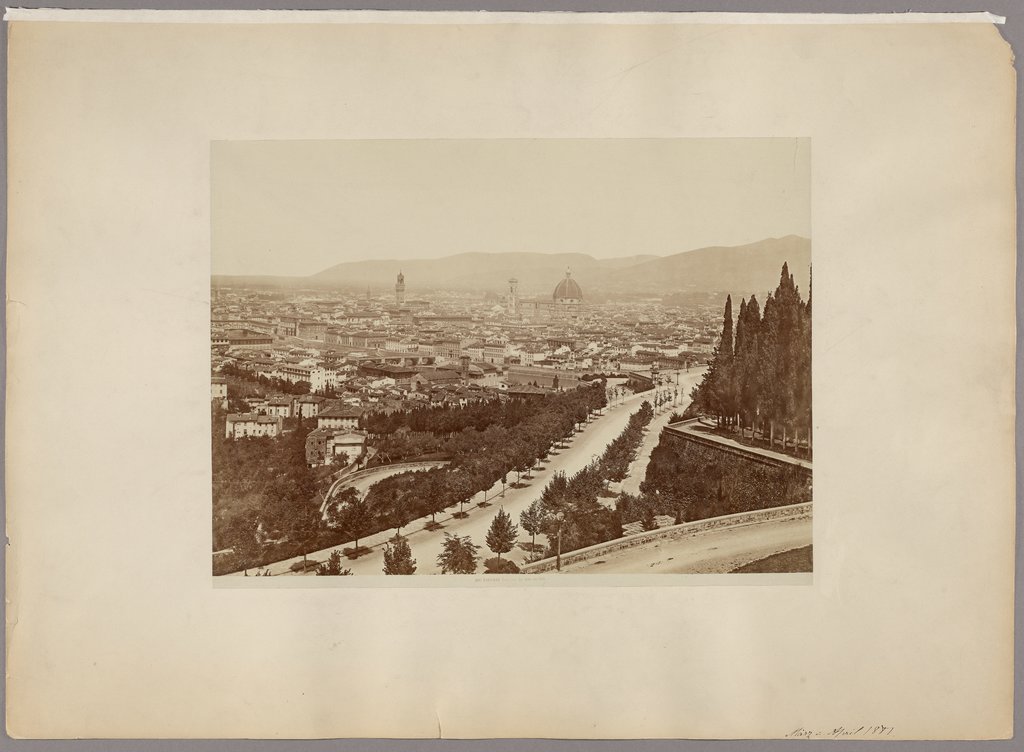 Florence. Panoramic view of the city, Fratelli Alinari