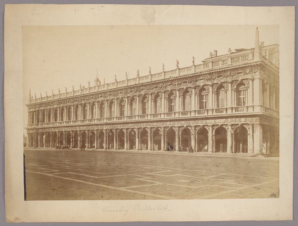 Venedig: Blick auf die Biblioteca San Marco, Unbekannt