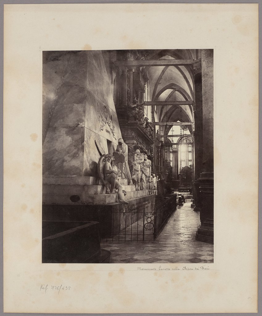 Venice: The Canova Monument in the Frari Church, Unknown