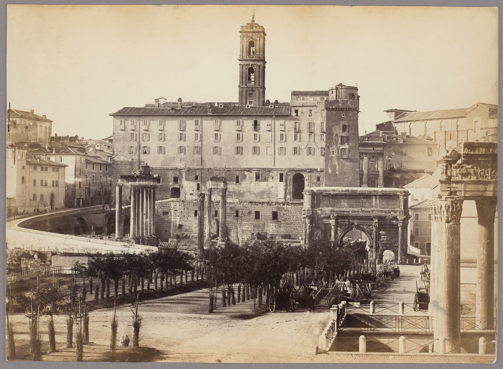 Rom: Das Forum Romanum gegen das Kapitol, Unbekannt