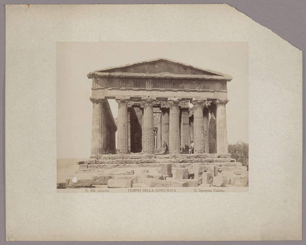 Agrigento: The temple of Concordia, Giuseppe Incorpora