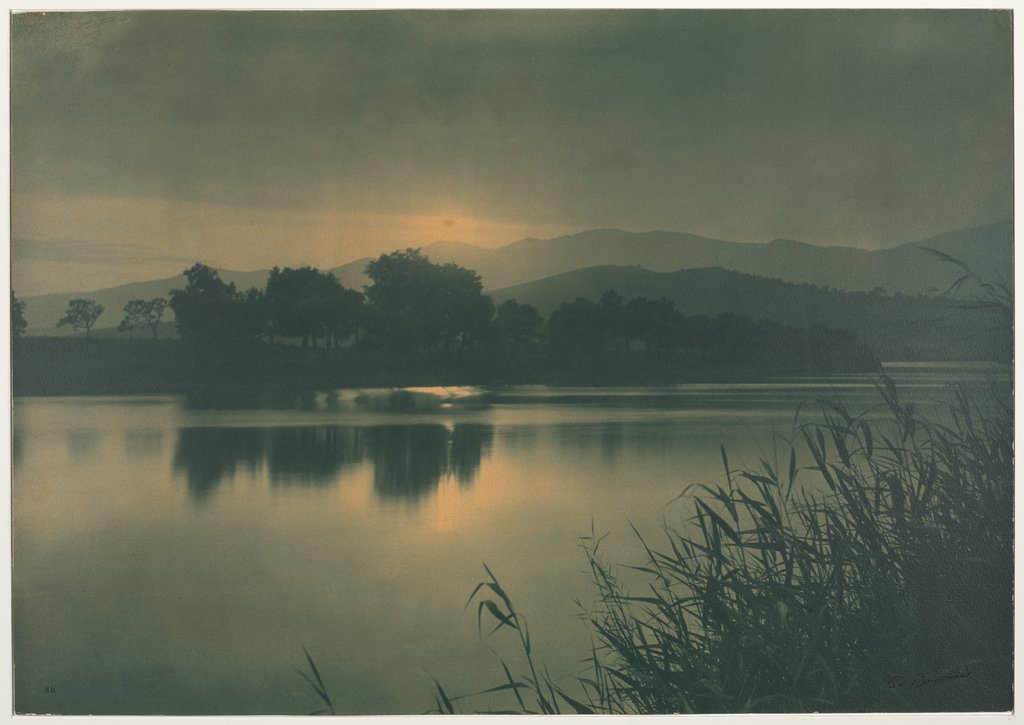 Hippone (Algerien): Sonnenuntergang an der Seybouse, Frédéric Boissonnas