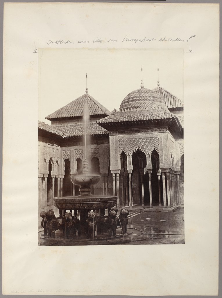 Granada: The lion court of the Alhambra, Charles Clifford