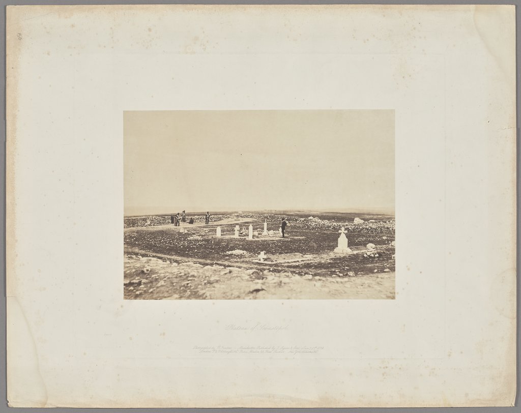 Sebastopol: Graves of English officers, Roger Fenton