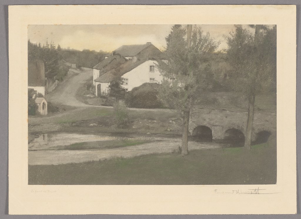 The Bridge of Fosset, Fernand Khnopff, Alexandre