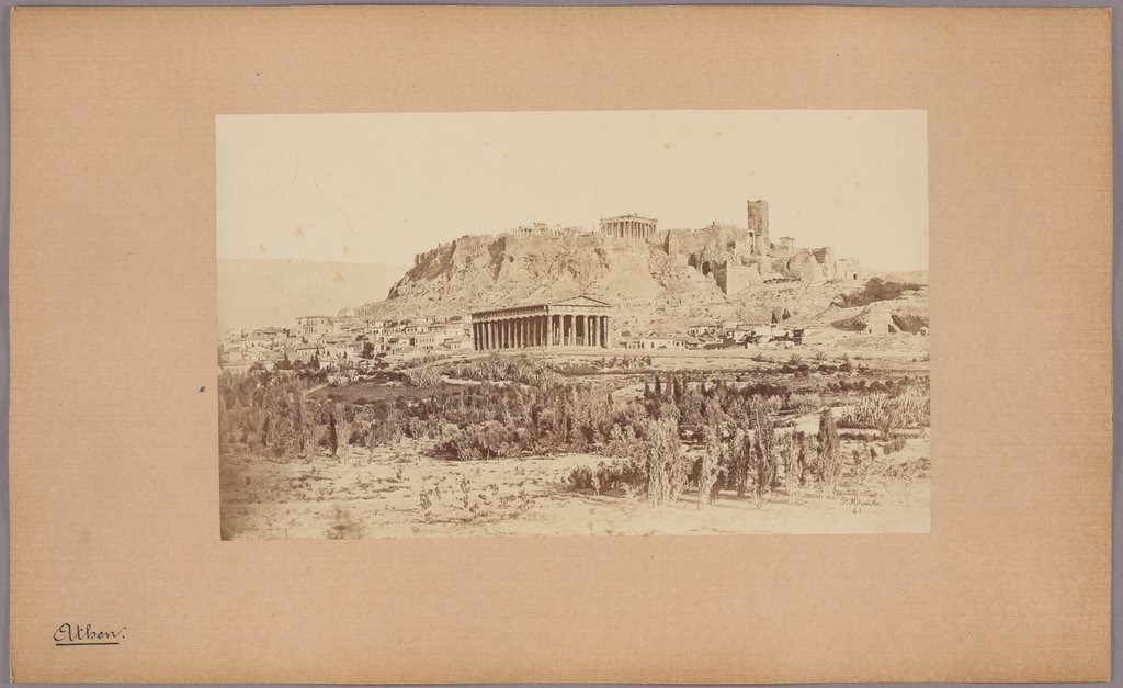 Athen: Blick auf Theseion und Akropolis, Petros Moraites