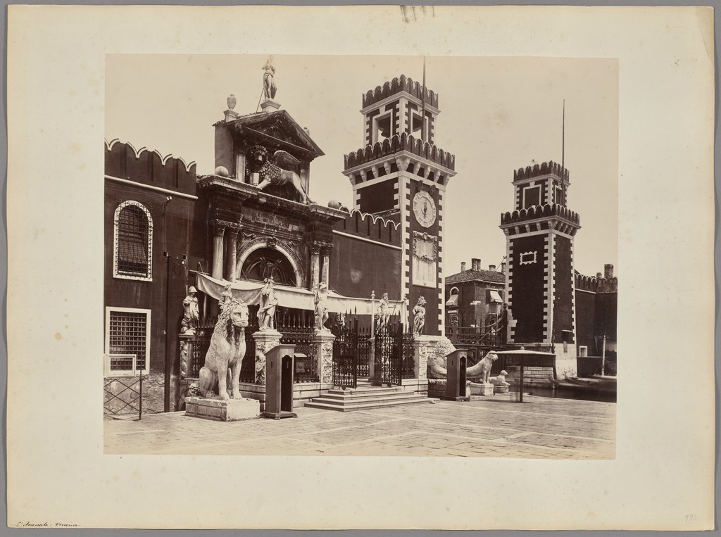 Venice: The entrance to the Arsenal, Carlo Naya