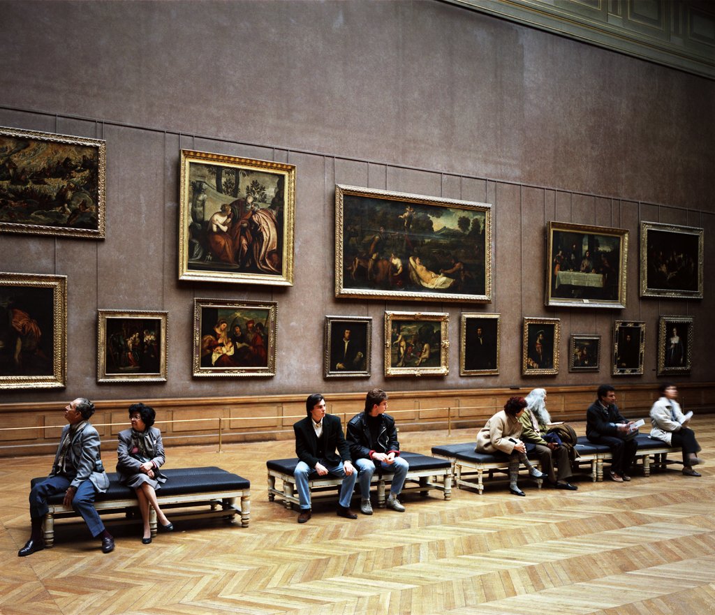 Louvre 3, Paris 1989, Thomas Struth