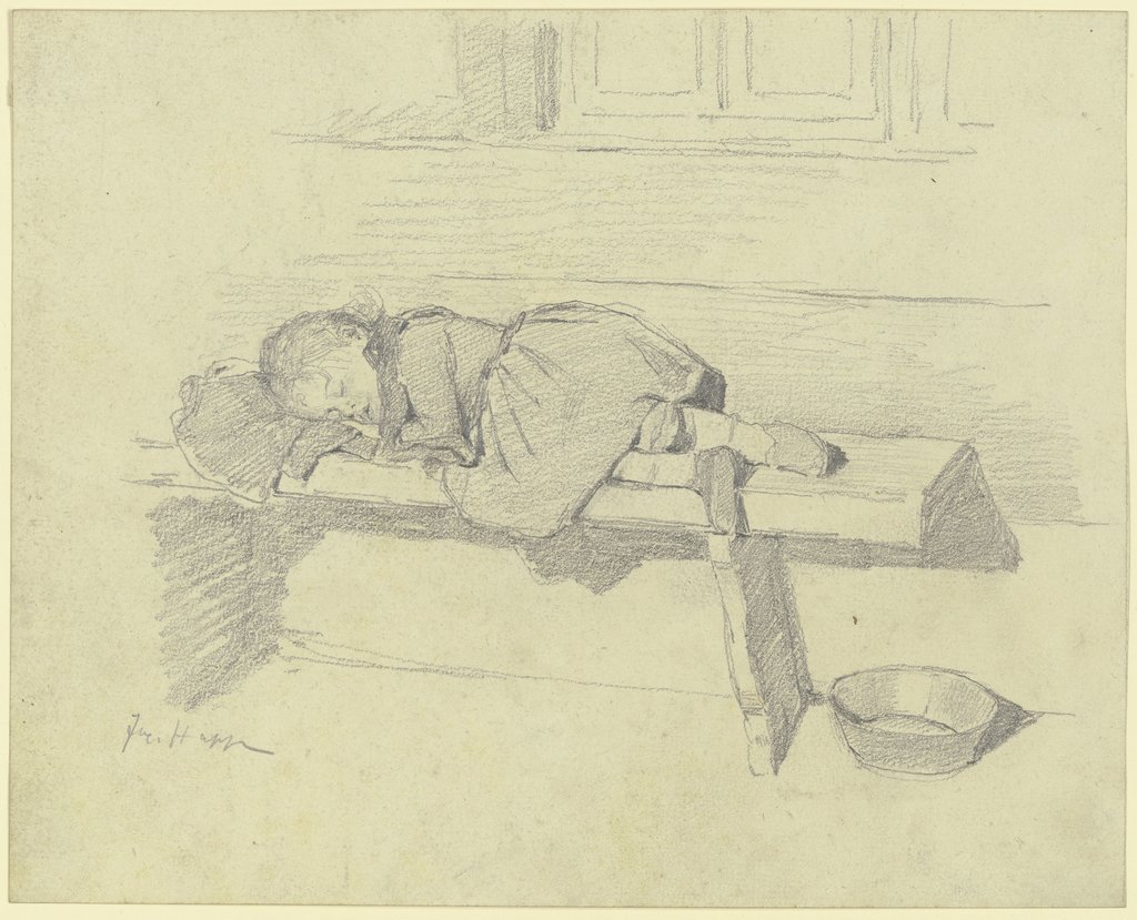 Sleeping child, Jacob Happ