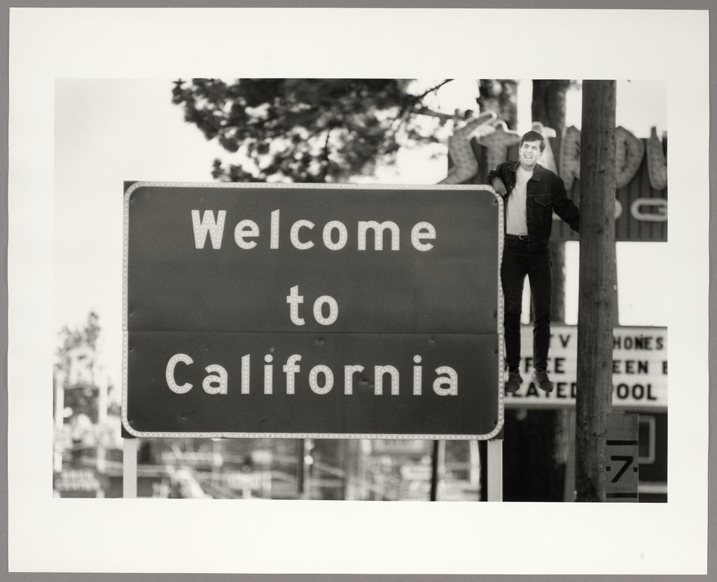 State Border at Lake Tahoe, Dennis Stock