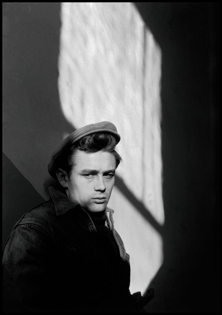 James Dean at the old Schoolhouse of Fairmount, Dennis Stock