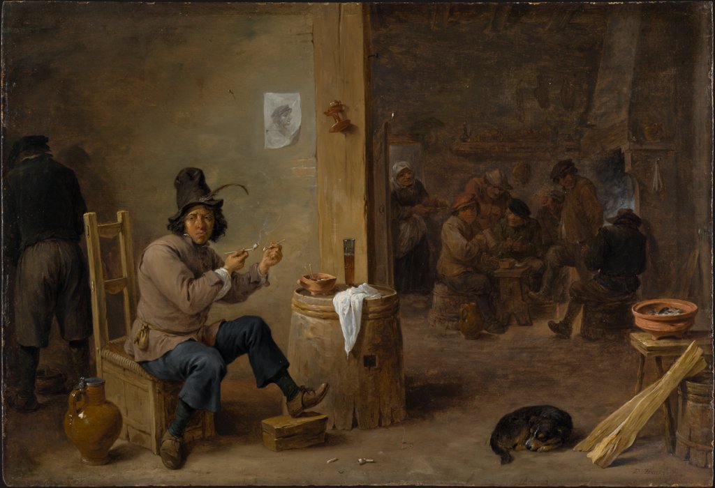 Der Raucher im Bauernwirtshaus, David Teniers d. J.