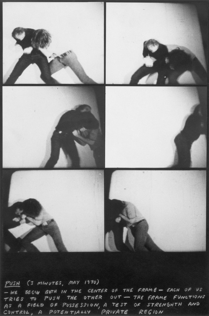 Three Frame Studies, Vito Acconci