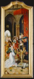 King Solomon Receiving the Queen of Sheba, Master of the von Groote Adoration
