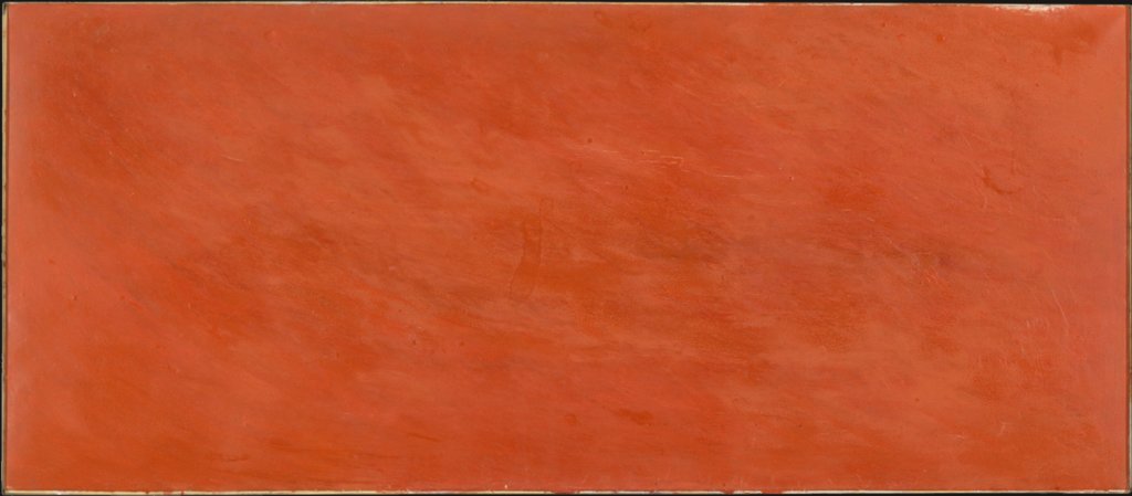 Orange Übermalung, Arnulf Rainer