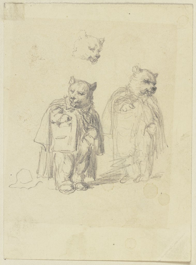 Two bears, Wilhelm Amandus Beer