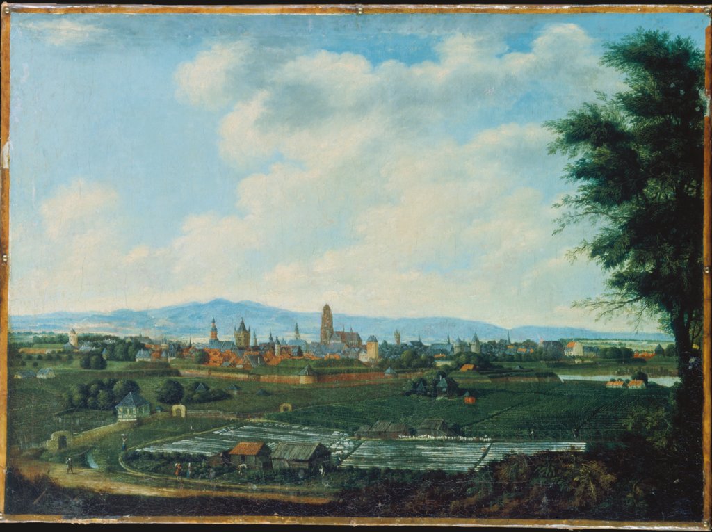 View of Frankfurt Overlooking Sachsenhausen, German Master of the 18th Century