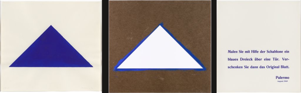 Blue Triangle, Blinky Palermo