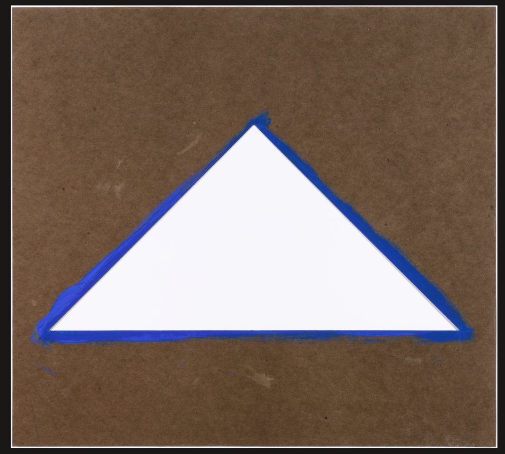 Blue Triangle, Blinky Palermo