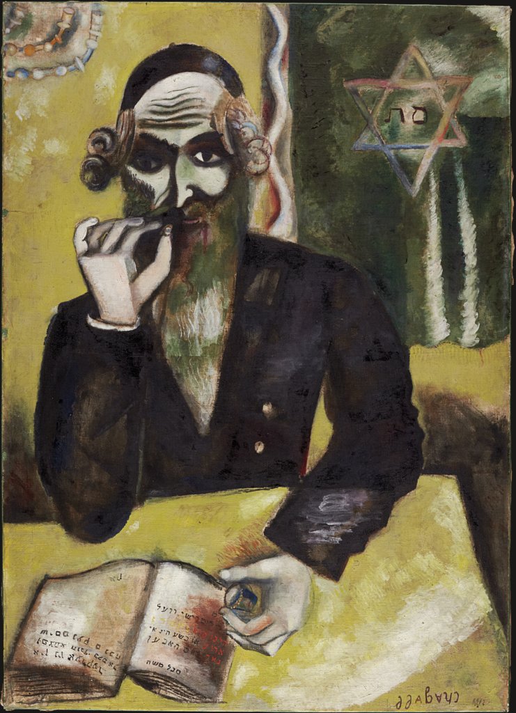 One says (On dit); The Rabbi, Marc Chagall