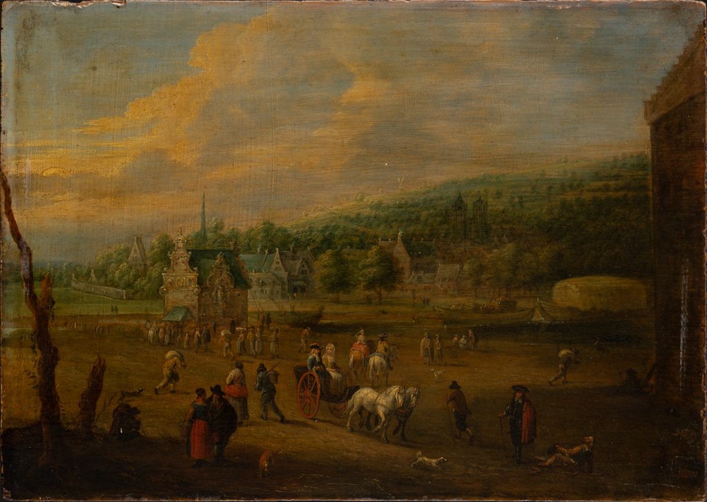 Landschaft mit Staffage, Lucas van Uden;  Nachfolge