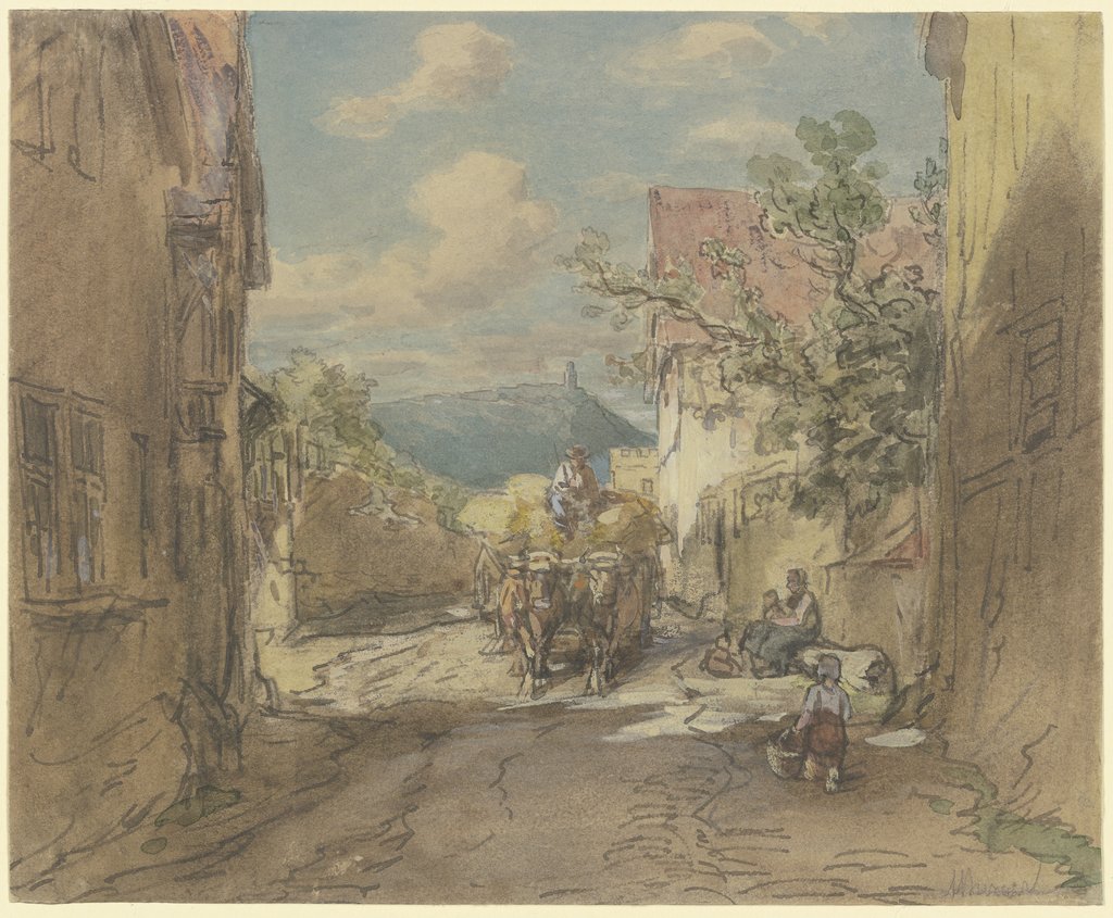 Straße in Kronberg, Anton Burger