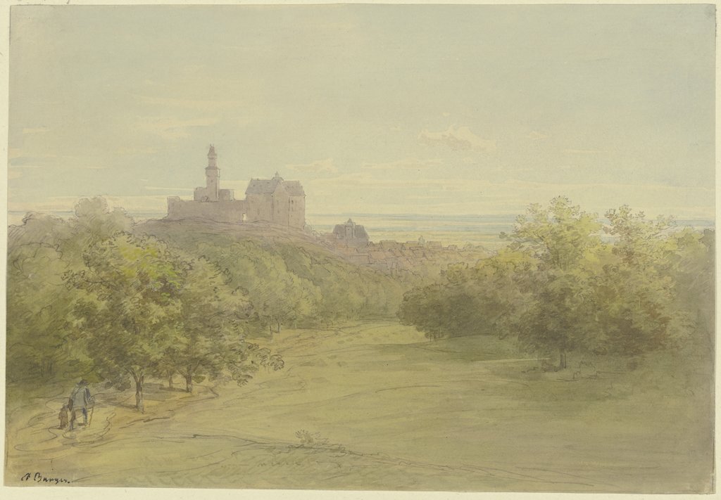 View of Kronberg, Anton Burger