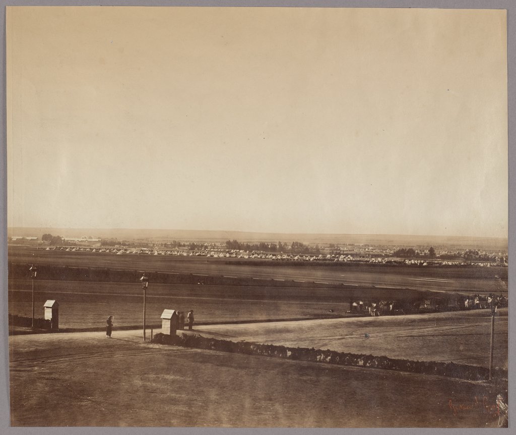 Das Manöverfeld in Châlons-sur-Marne, Gustave Le Gray