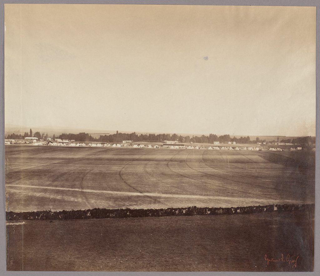 Das Manöverfeld in Châlons-sur-Marne, Gustave Le Gray