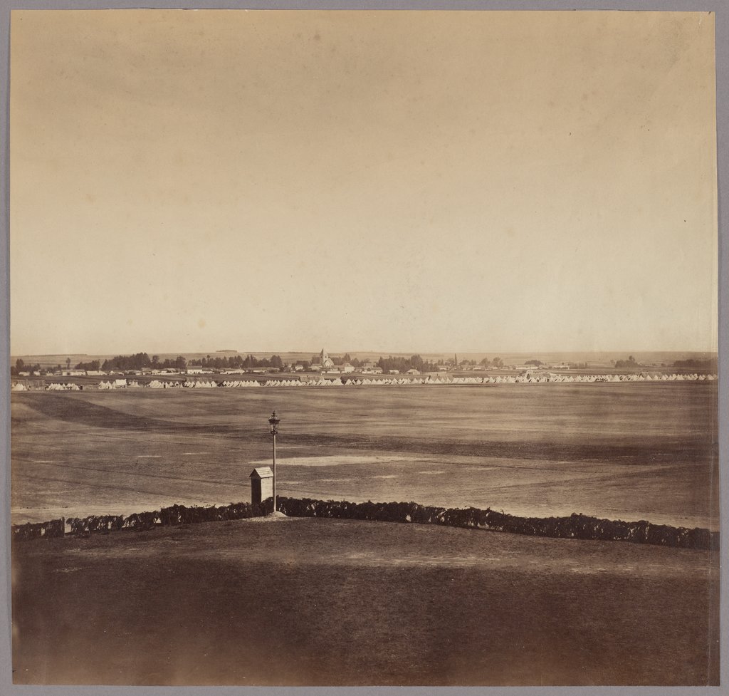 Das Manöverfeld in Châlons-sur-Marne, Gustave Le Gray