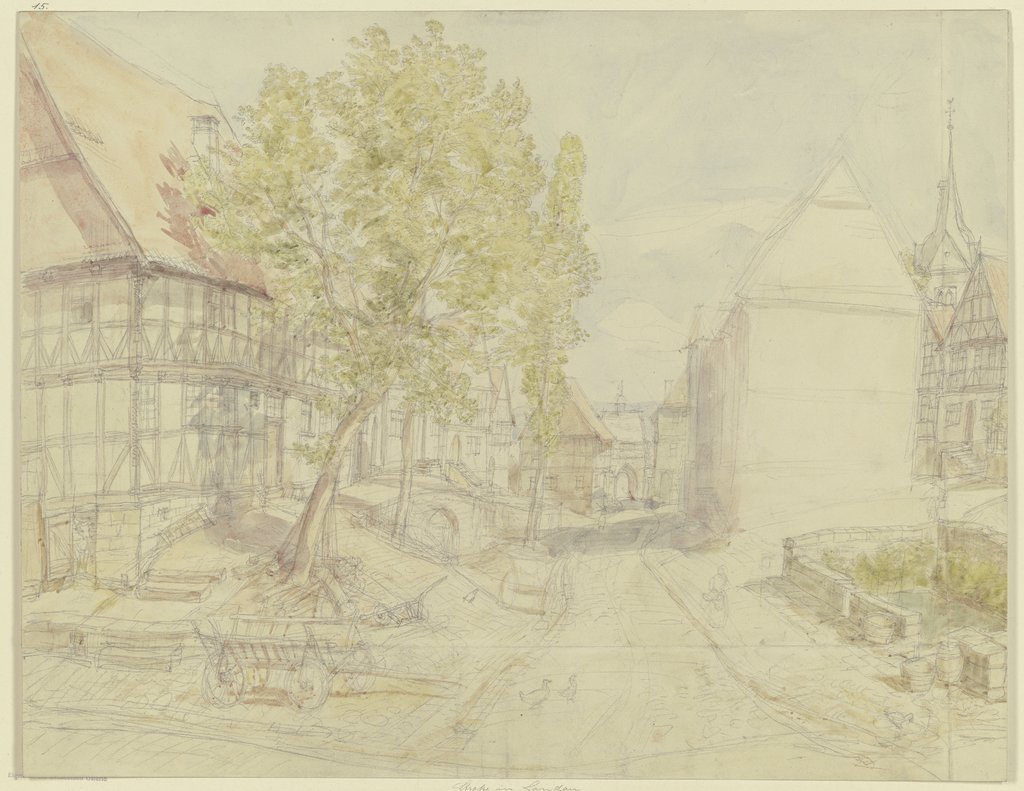 Street in a village, Peter Becker