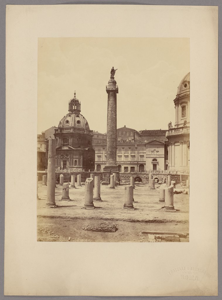 Rom: Trajanssäule, Fratelli D'Alessandri, Antonio D'Alessandri, Paolo Francesco D'Alessandri