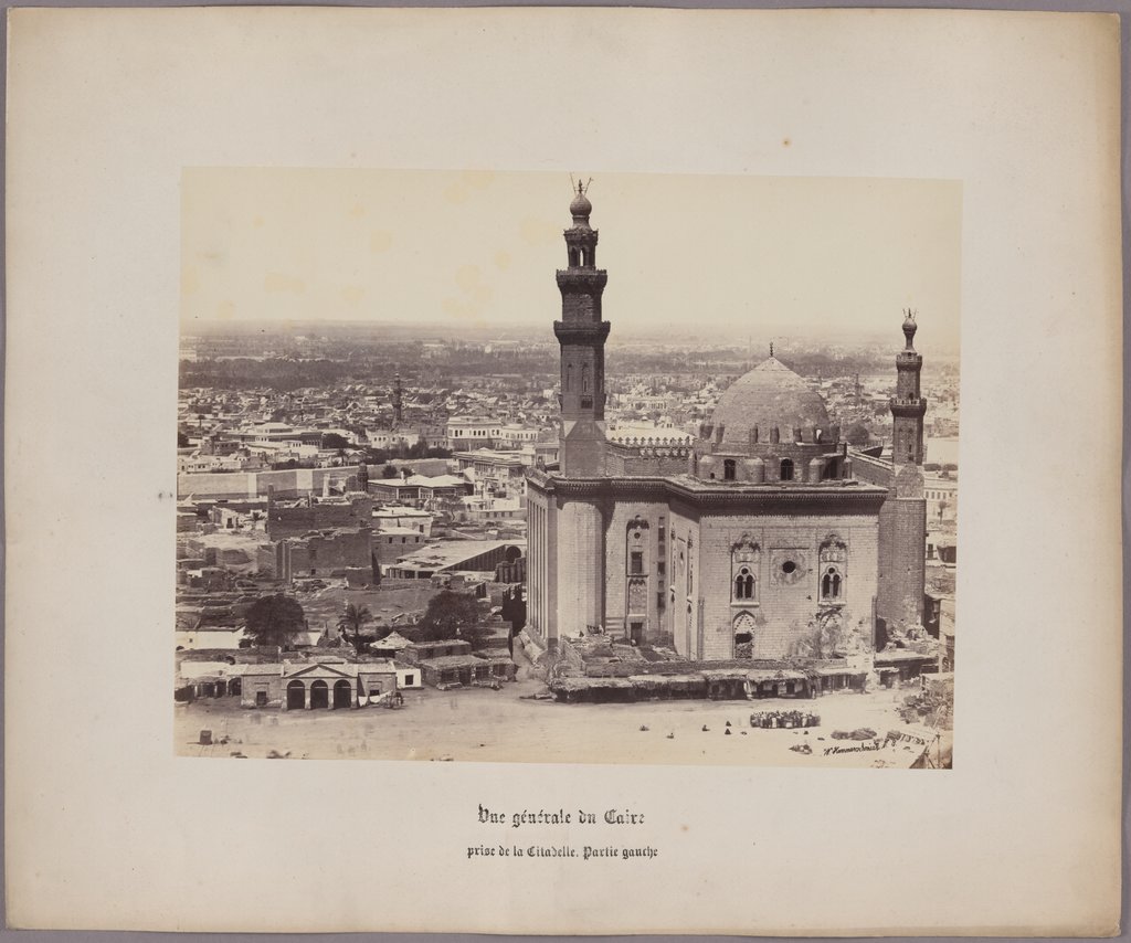 Caire: Vue générale du Caire prise de la Citadelle, Partie gauche, N. 8, Wilhelm Hammerschmidt