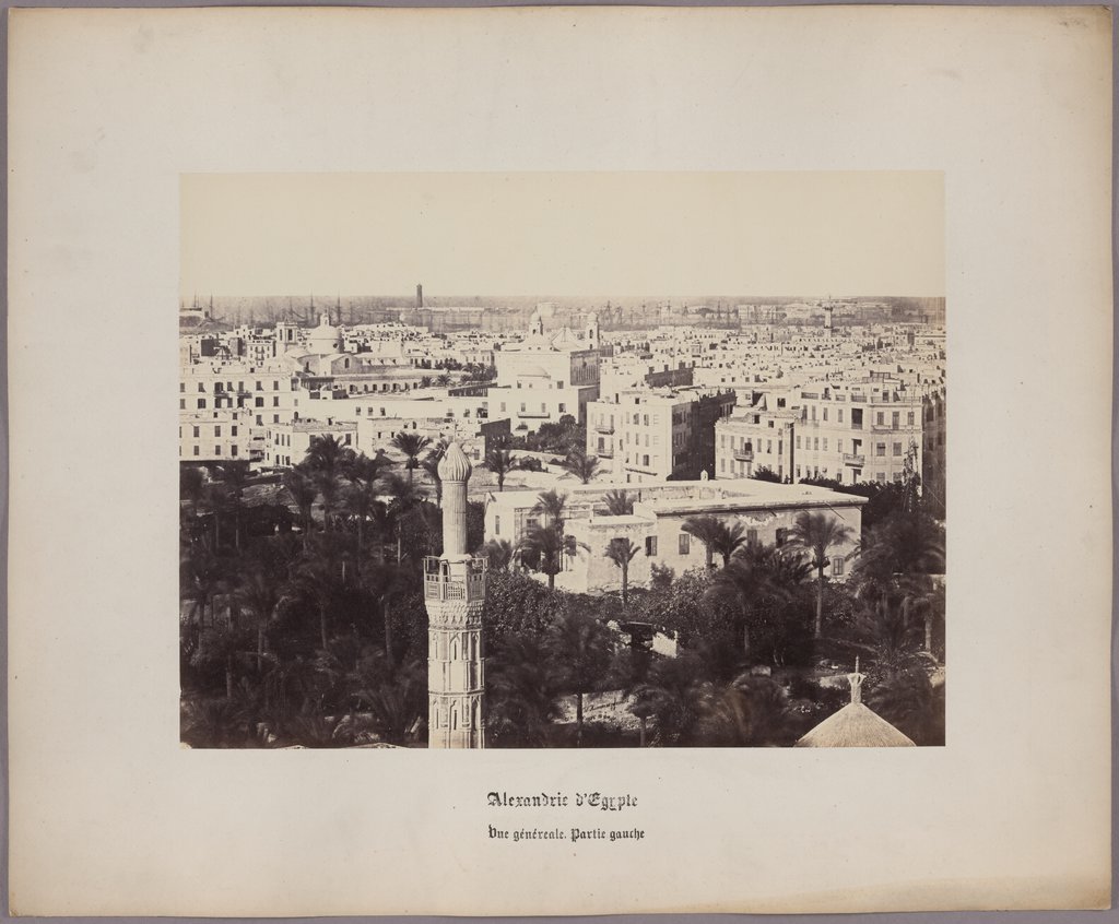 Alexandrie d'Egypte: Vue générale, Partie gauche, No. 1, Wilhelm Hammerschmidt