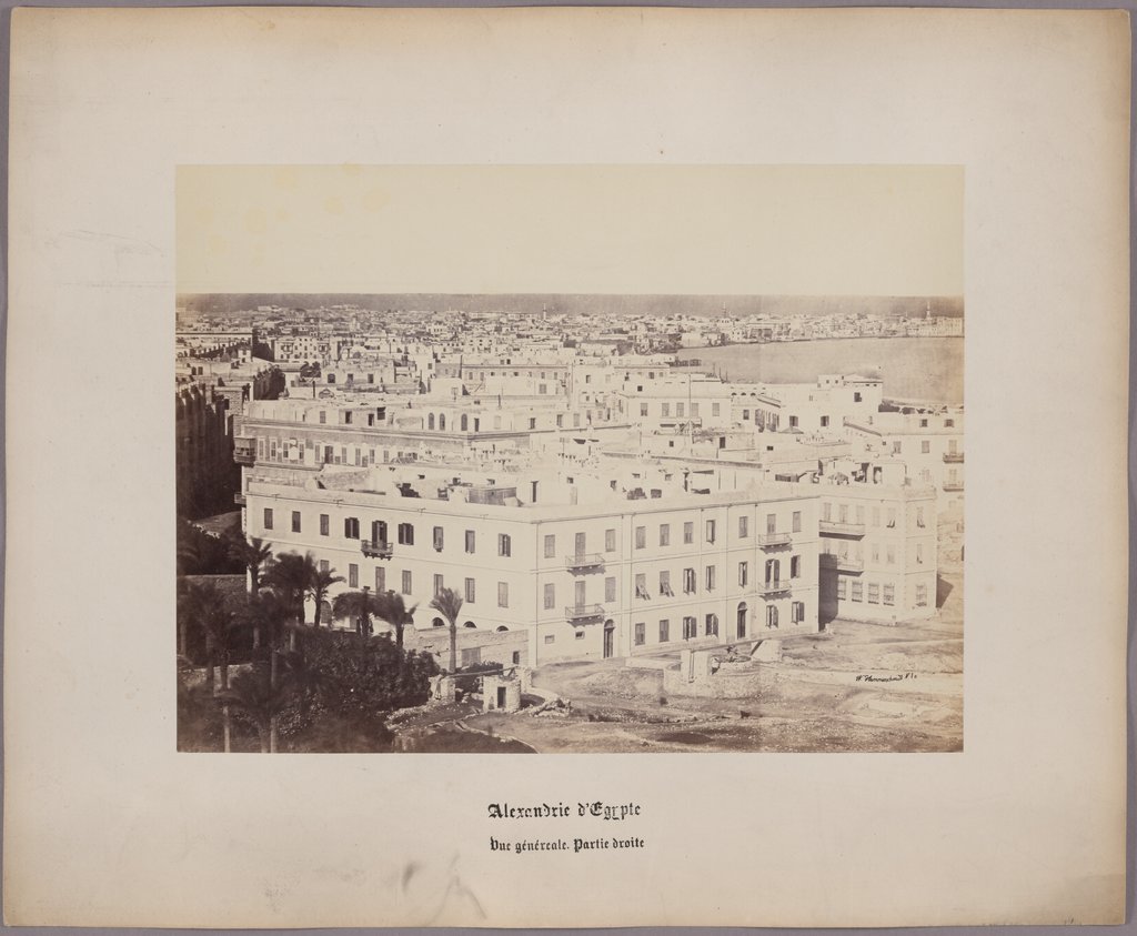 Alexandrie d'Egypte: Vue généreale, Partie droite, No. 1a, Wilhelm Hammerschmidt