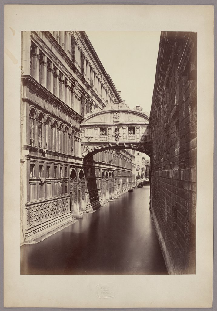 Venedig: Seufzerbrücke, Carlo Ponti