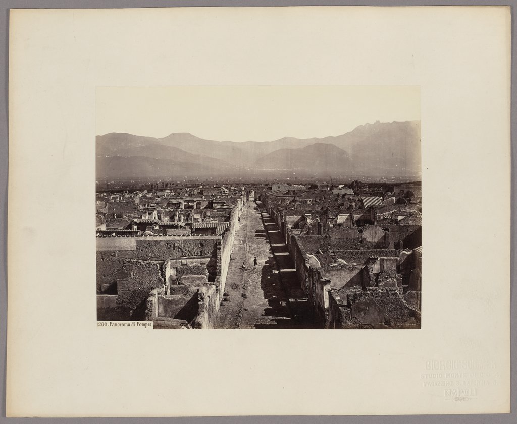 Pompeii: Panoramic View, Giorgio Sommer