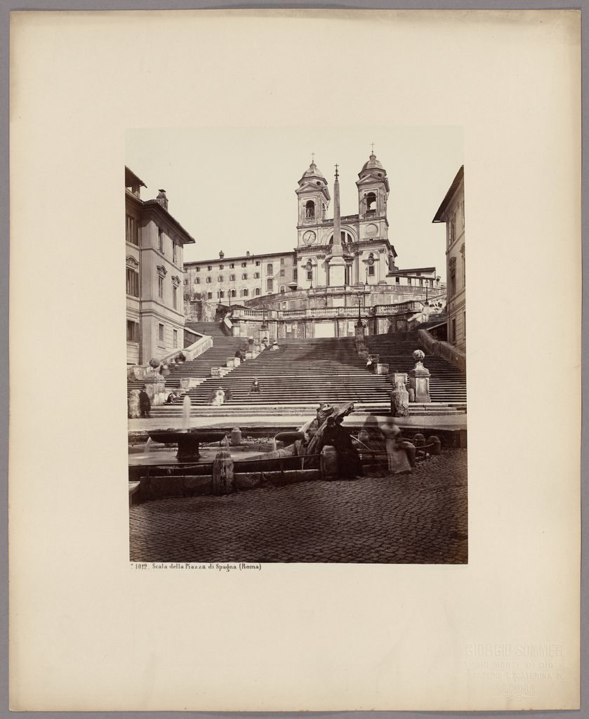 Rome: Spanish Steps, Giorgio Sommer