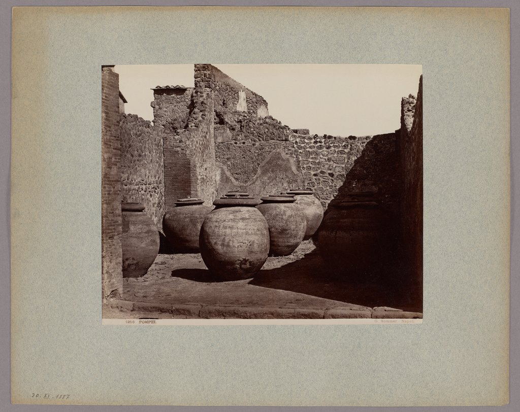 Pompeii: The Oil Merchant’s Shop, Giorgio Sommer