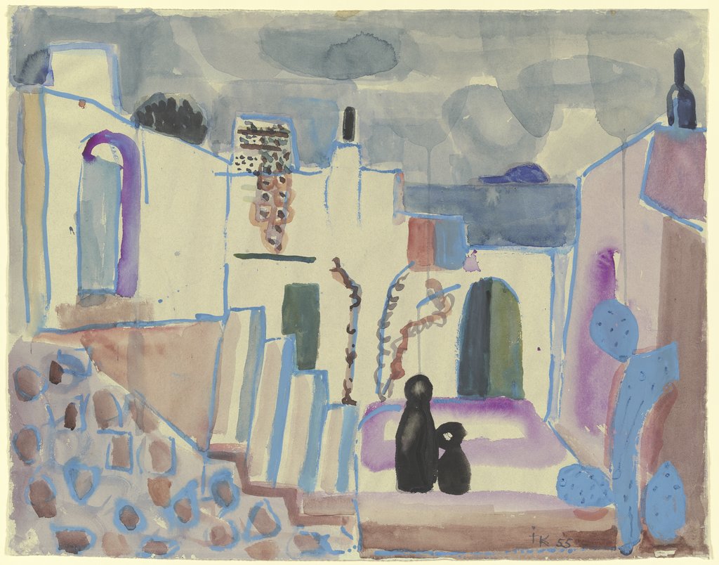 Moorish courtyard, Ida Kerkovius