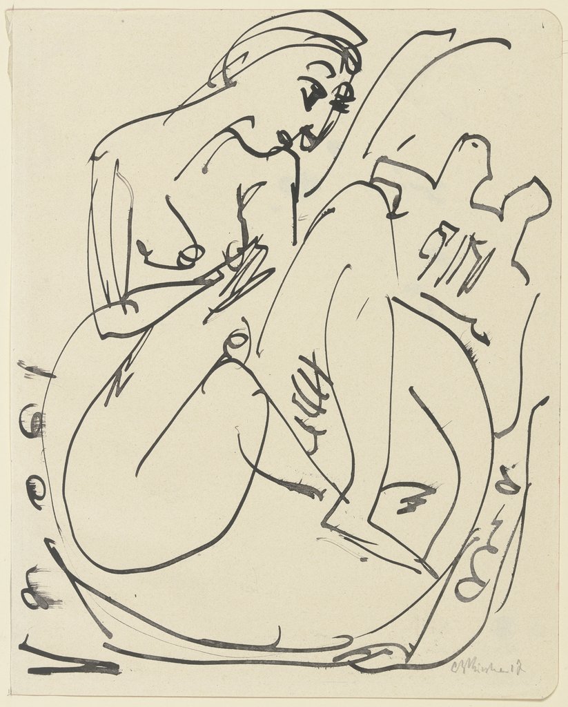 Badende im Tub, Ernst Ludwig Kirchner