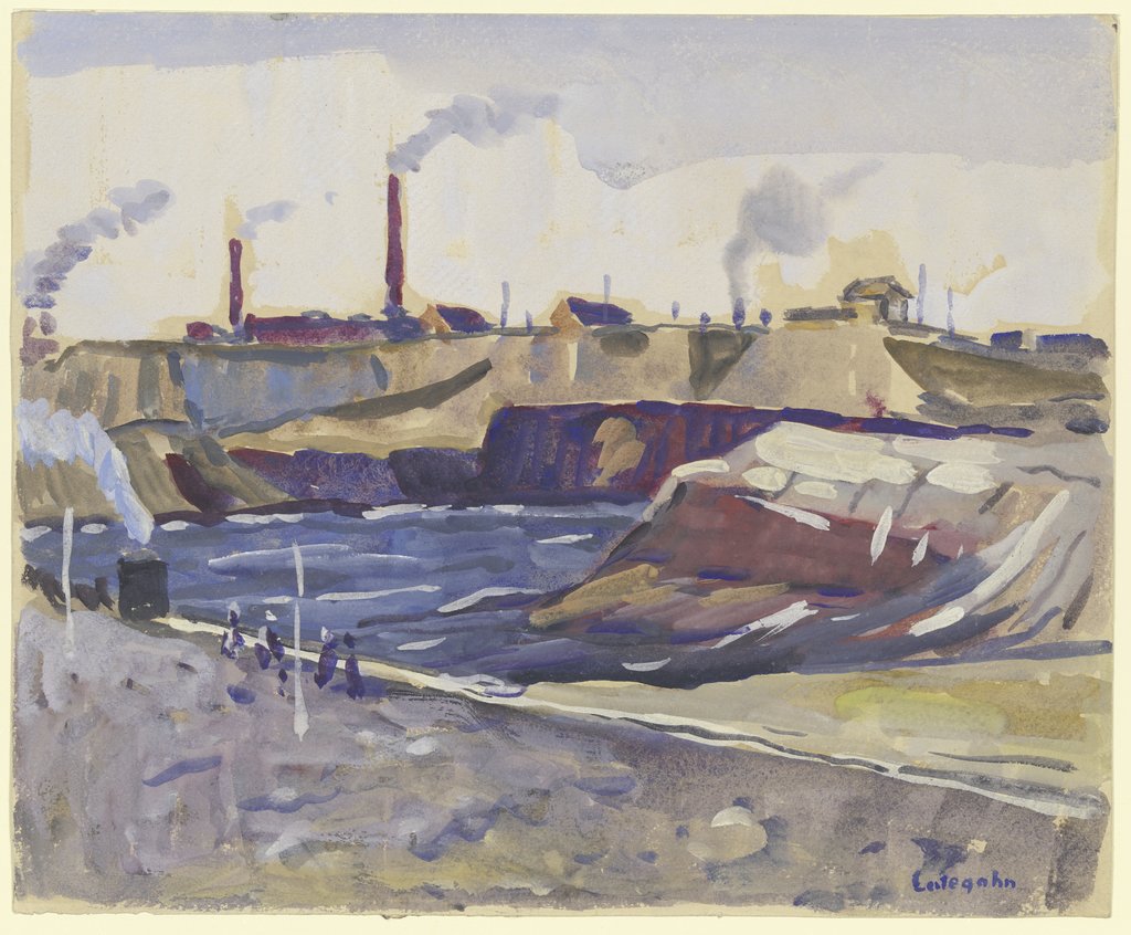 Industrial landscape, Wilhelm Lategahn