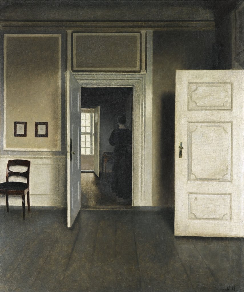 Interieur. Strandgade 30, Vilhelm Hammershøi